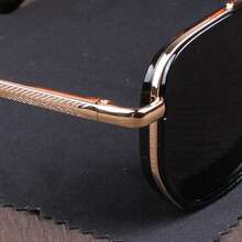 Vintage TAC Polarized Sunglasses For Outdoor Activities | TR Lightweight Frame | UV Protection | Anti-Glare & Scratch-Resistant | Comes With Hard Case & Soft Cloth - AA - View 7