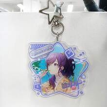 1pc Cute Cartoon Character Keychain With School Uniform Design, Durable Acrylic Pendant, Suitable For Women, Birthday/Holiday/Christmas Gift Accessory - Multicolor - View 8
