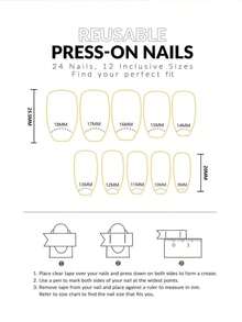 24pcs Ballet Dancer Shaped Shiny Rhinestone Nail Stickers, French Nude Color, Instantly Upgrade Your Nail Art. This Nail Sticker Set Includes 1pc Jelly Gel And 1pc Non-Slip Sticker, Designed In Korean/Japanese Style, Suitable For Parties, Dancing, And Daily Wear. Essential Nail Art Supplies. Nails - 多色 2 - 查看 4