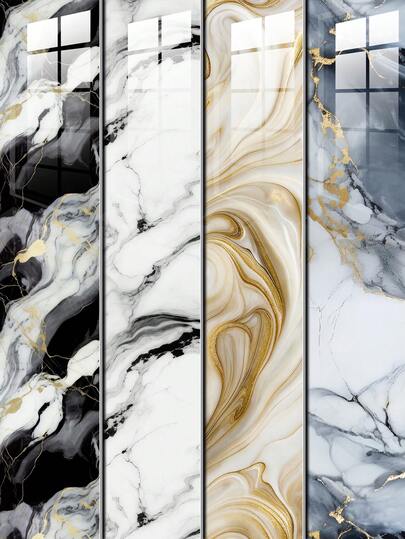 10/20 PIEZAS Azulejos adhesivos para salpicadero de cocina estilo mármol, 30*30CM / 12"X12" Azulejos de mármol autoadhesivos DIY para pared, Paneles de pared de PVC impermeables y removibles para cocina, baño y sala de estar, No son azulejos reales