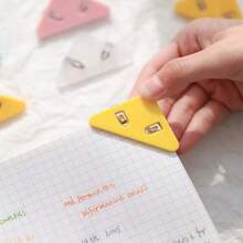 Multifunctional Triangle Clip, Right Angle Clip For Document, File, Notebook, Stationery, Learning Supplies - Multicolor - View 3