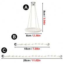 1 pieza Puente magnético de araña saltarina, mini casa, hamaca pequeña para mascotas, diseño magnético flexible, estructura de red de cuerda que satisface el instinto de trepar, forma compacta adecuada para el entorno de cría, aplicable para arañas saltarinas, cangrejos y otras mascotas pequeñas - Ver 8