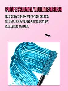 Misslyn 炫彩梦幻睫毛膏，防晕染，浓密丰盈，持久不脱妆，丰盈效果，根根分明，高显色度，不结块，品牌化妆品，面部彩妆，适合女性和女孩，冬季必备，Y2K风格，时尚派对，适合生日、情人节、新年礼物，最佳颜色，纯素且不经动物实验 - #8 - 查看 4