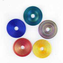 3D Printed Rotating Fidget Ring - Made Of PLA Plastic, Suitable For Office Use, Compact Design, Red And Yellow Color, Durable Stress Relief Toy For Adults And Ages 14+ - Multicolor - View 6