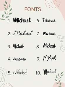 1pc Customized Wooden Name Plate, Suitable For Weddings, Bridal Showers, Personalized Home Gifts, Backdrops, Parties, Valentine's Day And Other Occasions, Engraved With Exquisite Patterns, High-Quality Customization - Wood Color - View 10