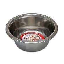 Standard Stainless Dish Dog Bowl 1/2 Pint Durable Stainless Steel With Sleek Silver Finish Ideal For Daily Use And Easy Cleaning - 半品脫 - 查看 3