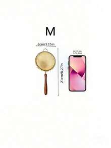 Rây bột bằng thép không gỉ 304, lưới lọc sữa đậu nành gia dụng, rây lọc mịn, rây thức ăn bổ sung cho trẻ em. - Vàng - Xem 13