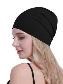 2顶骷髅波浪针织帽 - 宽松无檐帽，适合男士夏季运动，如跑步、骑行、钓鱼、徒步、棒球等。男士跑步针织帽、针织帽、冬季跑步帽、男士头带、针织帽、男士、帽子、女士、帽子、帽子、针织帽、跑步、礼物、保暖、骷髅帽、睡眠、睡帽、秋季服装 - A - 查看 8