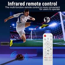 VELEC Android 14.0 TV Stick ATV 四核 WiFi 6 2.4G/5.8GHz 藍牙 5.0 4K HD 串流設備，兼容電視與投影機，Android ATV 即插即用智慧電視棒 - 白色 - 查看 4