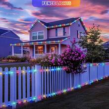 1 Pack Outdoor Solar Tube Lights, LED Fairy String Lights, Summer Solar Lights, Yard Lights, 8 Lighting Modes, IP65 Garden Decorative Lights, Twinkling Outdoor Light Strips Suitable For Yard, Garden, Birthday Camping, Fence, Trees, Father's Day, Football Games, Independence Day, Easter, Christmas, Wedding, Party Decoration - 20m200 Lamp - View 5