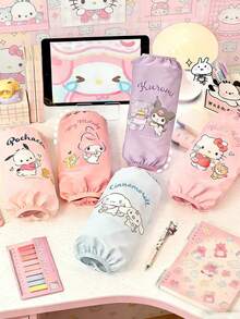 Sanrio Stain-Resistant Sleeve Covers for Women & Girls - Cute Hello Kitty, My Melody, Kuromi, Cinnamoroll, Pochacco Cartoon Arm Warmers - Easy Wash & Quick Dry - Perfect for School, Office, Cooking & Cleaning, Sanrio Licensed Character Collection, Adorable Kawaer Collection, Adorableer，Lablealable, Comightable, AFtable, Comightable, AFtable，Labledable, 長度， - 多種 - 查看 3