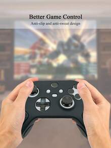1pc Thickened Silicone Game Controller Cover, Compatible With XBOX Series S And Series X, Anti-Slip Texture Design, Dust-Proof, Sweat-Proof, Scratch-Resistant, Enhanced Gameplay Experience - View 3