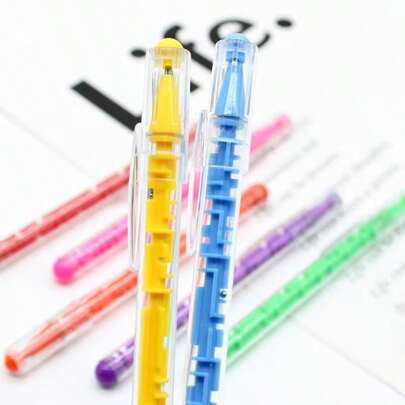 2支装创意迷宫圆珠笔 - 新颖的学习文具，适用于课堂、办公书写，也可作为学生奖品