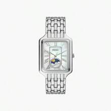Fossil ES5400 Women's Elegant Quartz Watch - Stainless Steel Case, Leather Strap, Mineral Glass, 50M Water Resistant, Rose Gold Dial - Silver - View 2
