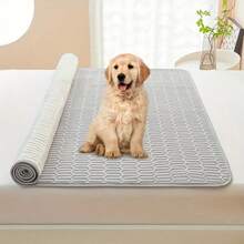 Plus Size Pet Cat Dog Cooling Mat | 5 Sizes Available | Breathable Mesh Fabric | Summer Pet Cooling Pad | Ice Silk Pet Cooling Mat | Suitable For Bed And Sofa - Multicolor - View 5