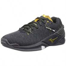 - Zapatos de Balonmano Wave Stealth Neo Security para Interiores amplios Ligeros para Interiores - Negro/dorado - Ver 8