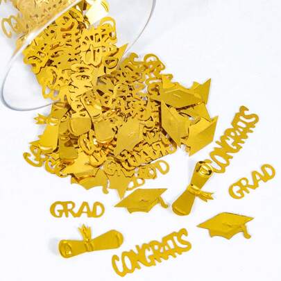 Mùa tốt nghiệp: Tung hoa giấy, Mũ Tiến sĩ tốt nghiệp, Trang trí bàn ăn, Đồ dùng tiệc tùng, Giấy kim tuyến, Đồ dùng hoàn hảo cho gia đình và các buổi khiêu vũ.