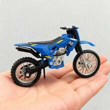 1pc Alloy V-Shaped Shock Absorbing Off-Road Motorcycle, High-Quality Alloy Formula Racing Car Model With Real Shock Absorber And Tire, Collectible For Car Model Enthusiasts, Home/Desktop Decor, Birthday/Graduation Gift - Multicolor - View 3