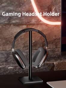 Desktop Headphone Stand Multifunctional Desktop Headphone Holder Detachable & Portable Fashionable Display Rack Ideal For Gaming Headset Display&Wireless Headphones Universal Headset Stand Compatible With All Over-Ear On-Ear Home School - Multicolor - View 3
