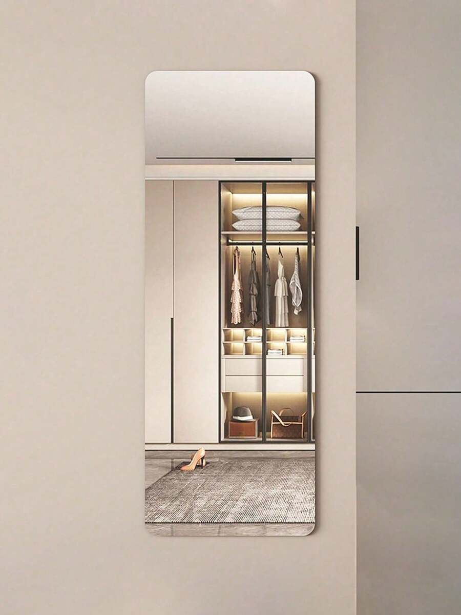 1 chiếc gương acrylic tự lắp ráp, gương trang điểm phòng tắm, không vỡ, tự dính, dễ dán, không cần lắp đặt. Gương trang trí tường, gương vuông, gương tròn, gương hình trái tim, không vỡ, chất liệu chống thấm nước, tự dính, dễ dán, thích hợp cho phòng ngủ, phòng tắm, văn phòng, tường trong nhà và ngoài trời. - Bạc - Xem 1