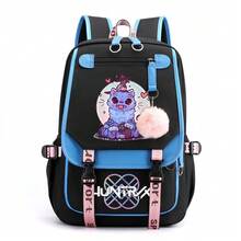 K-Pop   Print Korean College Style Backpack, Ergonomic Spine Protection Large Capacity School Bag For Junior & Senior High Students - 12 - View 3