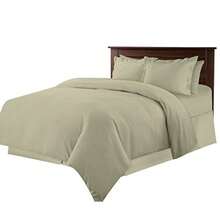 Clara Clark - Juego Completo de sábanas y Funda de edredón 7 Piezas Verde Salvia Individual 1 5 - Verde salvia - Ver 5