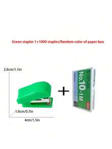 Mini Stapler Set, Compact Stapler For Student Use, Labor-Saving Stapling Tool For Paperwork, Mini Office Stapler Supplies - Multicolor - View 16