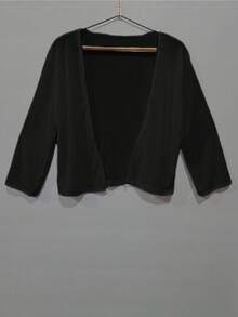 1 件女式轻薄长袖雪纺开衫，精致披肩式外套，适合搭配连衣裙 - 彩色 - 查看 14