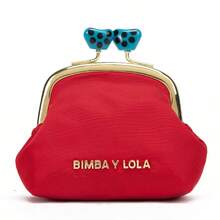 Coin Purse, Kiss Lock Coin Purse For Women, Large Capacity Coin Pouch,Vintage Change Purse Cute Car Coin Holder For Women - 酒紅色 - 查看 9