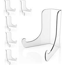 Giá đỡ trưng bày phẳng bằng acrylic, đế trưng bày bằng acrylic trong suốt, thích hợp cho gia đình, văn phòng, nhà bếp, trường học, triển lãm nghệ thuật. - C - Xem 5