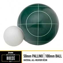 Franklin Sports Bocce Juego de Pelota - Azul - Ver 2