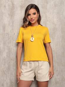 DELLAMARCA Women T-Shirts - Apricot - View 7