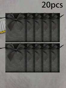 1/5/10 szt. Przezroczyste woreczki z organzy ze ściągaczem, wymiary 3,94 x 5,91 cala, odpowiednie do woreczków na biżuterię, torebek prezentowych z motywem róży cukrowej, torebek na upominki ślubne, torebek prezentowych dla przyjaciół, prezentów dla par, prezentów na Dzień Matki, torebek do pakowania, torebek z podziękowaniami, prezentów dla druhen, prezentów walentynkowych, przyjęcia z okazji ukończenia szkoły, torebek na słodycze, wstążek, wesel, wieczorów panieńskich, prezentów dla kobiet - Wielokolorowe - Zobacz 18