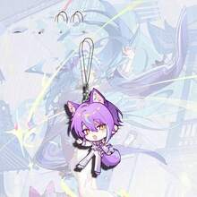 1pc Cute Cartoon Character Keychain With School Uniform Design, Durable Acrylic Pendant, Suitable For Women, Birthday/Holiday/Christmas Gift Accessory - Multicolor - View 15