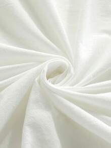 1件欧式桌布，水洗棉极简莲花边餐桌布，北欧亚麻咖啡桌布 - 白色 - 查看 7