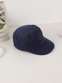 1pc Unisex Solid Color Iron Buckle Visor Hat, Fashionable Casual Flat-Top Baseball Cap Suitable For Outdoor, Hiking, Daily Commute,Summer,Beach,Holiday - Multicolor - View 7