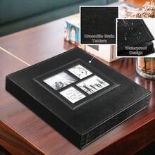 Ywlake Photo Album 4x6 500 Pockets Photo, Extra Large Capacity Family Wedding Picture Albums Holds 500 Horizontal And Vertical Photos Black - Đen - Xem 11