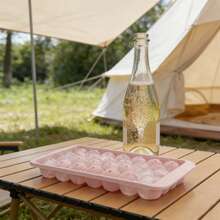 33格硅胶圆形冰格，球形冰球制作模具，适用于饮料、威士忌、鸡尾酒 - 彩色 - 查看 2