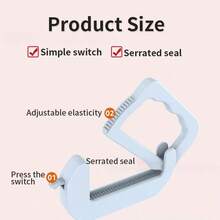 Clips de sellado para uso doméstico, Clips colgantes de almacenamiento para exteriores, Clips de sellado para aperitivos - multicolor - Ver 5