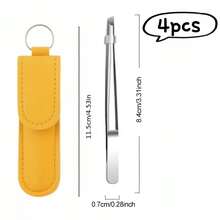 Nhíp tỉa lông mày bằng thép không gỉ chất lượng cao, kìm nhổ lông, nhíp nhổ lông mọc ngược, nhíp tỉa lông mày vát cạnh, dụng cụ chăm sóc da mặt. - Mô hình nâng cấp - Xem 10