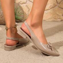 Women's Versatile Slip-On Mules, Suitable For Commuting And Travel - Khaki - View 3