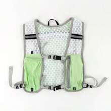 1件装户外徒步背心包、骑行背包、轻便运动收纳背包、越野包 - 彩色 - 查看 7