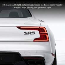2 PCS 3D SR5 Metal Emblem Self-Adhesive SR5 Nameplate Logo Badge Car Bumper Sticker Letters Emblem Decal Exterior Decorative Sticker For Car Trunk Tailgate Side Fender Black - SR5 Đen - Xem 6
