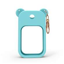 1 chiếc vỏ bảo vệ bằng silicon cho bình xịt nước rửa tay khô, dạng móc khóa di động, tương thích với chai 30ml (1oz/30ml). - Xem 11