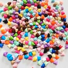 6 * 8mm 100/300/500pcs Sectional Three-Dimensional Butterfly Dispersion Beads DIY Handmade Suitable For Mobile Phone Chains, Pendants, Jewelry Beads, Etc - Multicolor - View 1