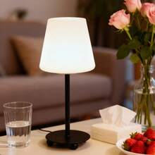 1pc Cream-Style LED Desk Lamp, Touch Control 3-Color Ambient Light (Dimmable), USB Powered, Home Bedroom Decor Lighting, Suitable For Dining Room, Cafe, Bar - Multi-color light - View 6