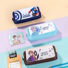 Disney Cartoon Large Capacity Pencil Case, Student Multi-Function Stationery Box, Neutral Pen Storage Bag, New High-Quality Minimalist Pencil Pouch - Single Piece - View 2