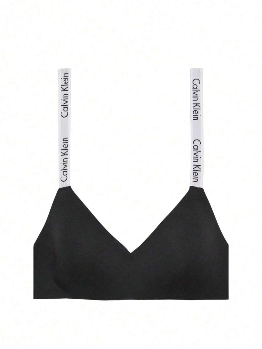 Calvin Klein LGHTLY LINED BRALETTE Women's Black - Black - View 1