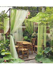 1片轻质涤纶网布，适用于婚礼装饰、派对背景、园艺网、舞台背景、礼品包装和DIY手工缝纫。尺寸：长157.5英寸，宽63英寸。 - 均碼 - 查看 8