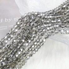 10颗时尚简约亮面水晶玻璃4毫米尖头珠，DIY珠宝项链手链工艺材料 - 4mm尖珠 - 查看 10